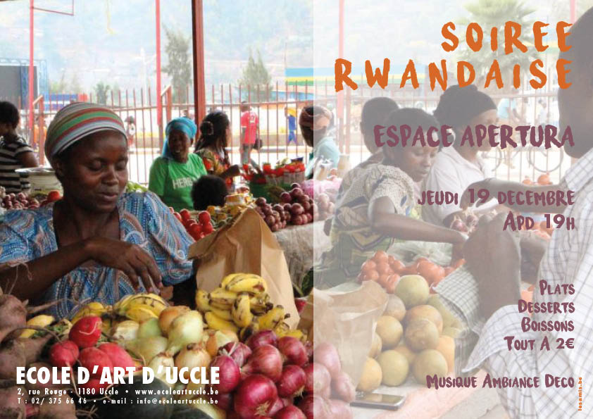 Soirée Rwandaise - jeudi 19.12.19