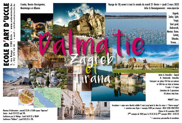 DALMATIE - Zagreb et Tirana