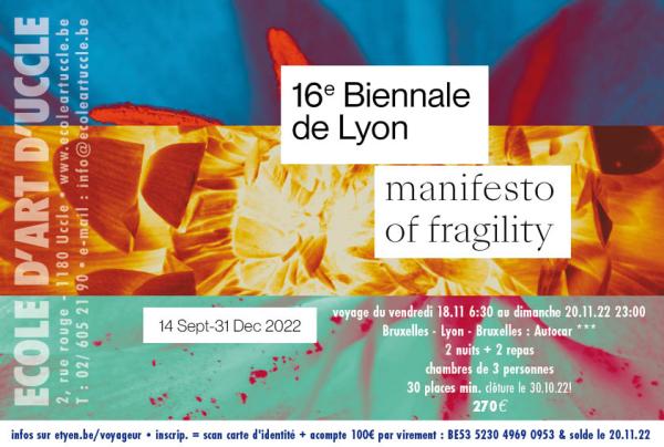 Biennale d'Art Contemporain de Lyon 2022